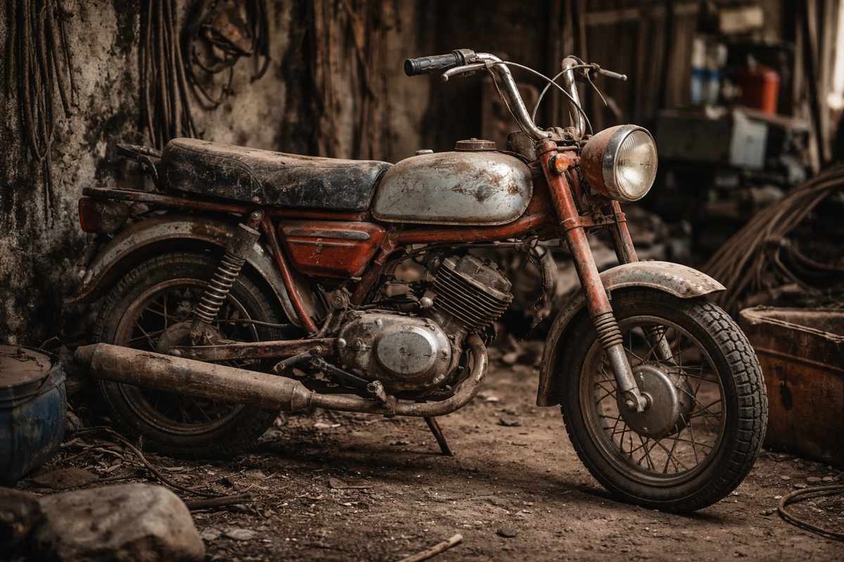 Stara motorynka z garażu. Jak sprawdzić, czy warto ją ratować?